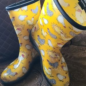 Sloggers Chicken rain boots